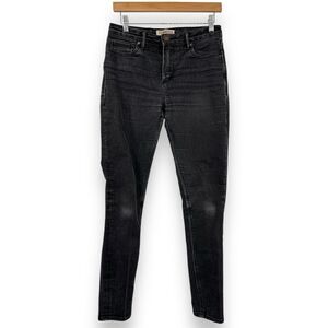 Tobacco Motorwear Co Black Denim Lined Straight Leg Cushioned Jeans Mens 27 x 31